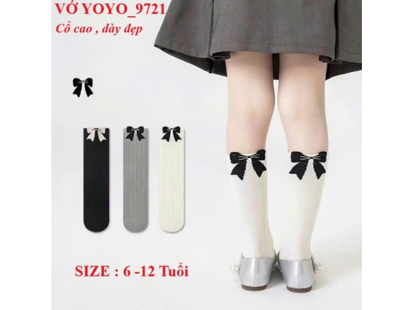 VỚ BÉ GÁI CỔ CAO 9721 - LỐC 10 ĐÔI